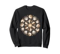 Fibonacci Seashell Pattern Ocean Fractal Geometría Arte Sudadera