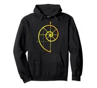 Fibonacci Spiral Golden Math Ratio Geometría Sagrada Física Sudadera con Capucha