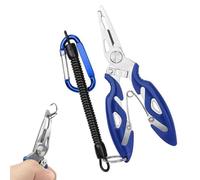 FIBOUND 1 Piezas Alicates de Pesca, Removedor Anzuelos, Alicates Multifuncionales para Anillos Partidos, para Cortar Puntas de Anzuelos, Sujetar Anzuelos y Abrir Anillos de Conexión