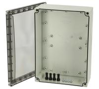Fibox 6013930 PC 200/88 Xht Enclosure, PC Ahumada Cubierta Transparente
