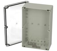 Fibox 7022841 PCT 16x25x09cm Caja, Cubierta Transparente Clara De PC