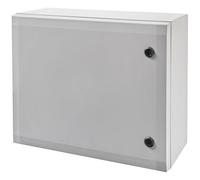 Fibox 8120026 Arca 40x60x21cm Gabinete, PC Gris Cubierta, 2-point Cierre