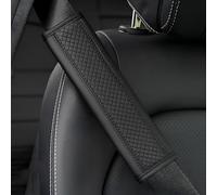 Fibra Carbono Protector Cinturon Coche para Mercedes Benz Mercedes EQ EQA 250 300 350 EQB 250 300 350, Comfort Transpirable Almohadillas CinturóN Seguridad Protegen Hombro Cuello Interior Accesorios