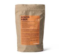 Fibra de acacia GymBeam: polvo vegano sin sabor, 100 % vegetal, sin gluten ni aditivos, ideal para dieta rica en fibra, 100 g.