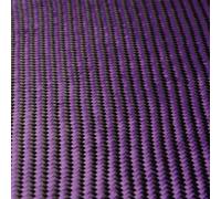 Fibra de aramida de fibra de carbono 3K 1 m², tela híbrida de fibra de aramida de carbono 190 gsm for modelar deportes de motor 1 pieza(Purple)