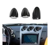 Fibra de carbono ABS Patrón Interior Gauge Pad Cubierta Trim para Nissan Para 350Z 03 09 Custom Fit Car Dashboard Panel Protector Decorativo