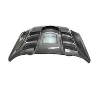 Fibra de Carbono for Coche Compatible con Mustang 2018-2022 capó Delantero Motor capó Transparente ventilado