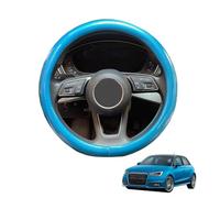 Fibra de Carbono Forma Redonda Funda Volante para A1 S1 8X 2011-2018 Protector de Volante Antideslizante Sport Accesorios Coche Brillante,Blue