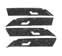 Fibra de carbono Real Compatible con Land Rover Range Vogue L460 2023, cubierta de Panel de puerta interior de coche, accesorios adhesivos decorativos(Short axis version)