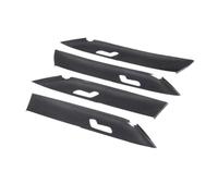 Fibra de carbono Real Compatible con Land Rover Range Vogue L460 2023, cubierta de Panel de puerta interior de coche, accesorios adhesivos decorativos(Long axis version)