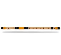 Fibra de PVC A Sharp Bansuri - Octava base, flauta profesional para diestros para principiantes, estudiantes, aficionados y artistas escénicos, duradera y duradera