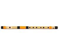 Fibra de PVC | Bansuri D Sharp | Octava media | Diestros (16 pulgadas) - Flauta duradera con cubierta de terciopelo, resistente a las grietas, curso para principiantes
