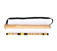 Fibra de PVC | C Natural | Diestros | Hilos negros y amarillos | Colores surtidos para cubierta de terciopelo + flauta completa curso en línea para principiantes en hindi e inglés