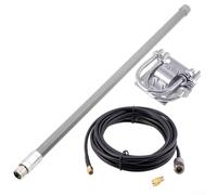 Fibra de vidrio de 12dBi para antena Lora 868MHz para helio HNT Miner para bobcat para nebra para rak - Impermeable al aire libre para omni direccional con cable RG58 de 8 m, conector N-macho Reino