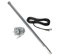 Fibra de vidrio omnidireccional para exteriores para helio 868MHz 915MHz, ganancia optimizada de 12dBi con bajo VSWR, conector N macho para aplicaciones de largo alcance (kit de antena)