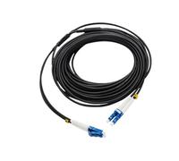 Fibra óptica blindada al aire libre, SC-SC/FC/LC de modo único de 2 núcleos, cable blindado de alambre de acero cable de conexión de salto, 20 m a 50 m (FC-FC 50 m)