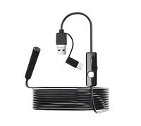 Fibra óptica de resolución completa de 2 MP con rotación IP67 de seguridad para examen de tuberías de automóviles