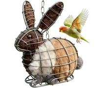 Fibra para Nidos de Pájaros | Arte de Fibra de Alpaca Hecho a Mano,Lecho para Aves Hecho A Mano Y Rellenable | para Periquitos Jardín y Patio