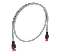 Fibrain Data Patchcord Cat.5e U/UTP 2m Cable Gris, Conector Rojo, Icono Rojo