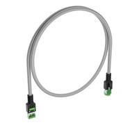 Fibrain Data Patchcord Cat.5e U/UTP 5m Cable Gris, Conector Verde, Icono Verde