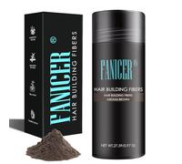 Fibras Capilares 27.5g,Hair Fiber,Llena y engrosa su Cabello,para Disimular Calvicie y Aumentar el volumen,Cabello completo en segundos,Marrón Medio