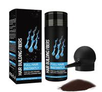 Fibras Capilares Con Aplicador, Fibras Capilares Negro, Polvo Para Adelgazar El Cabello, Para Hombres Y Mujeres, Cubre La Calvicie, Cabello Grueso, 27.5g (Negro)