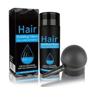 Fibras Capilares con Aplicador, Fibras Para La Construcción Del Cabello, Fibras Capilares Para Del Queratina, Corrector De PéRdida De Cabello Manchas Calvas, Polvo Para El Cabello (Marrón medio)