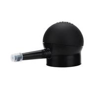 Fibras capilares en polvo 27,5 g para dar volumen a hombres y mujeres, fibra capilar, cobertura 100% natural, color negro, gris, marrón oscuro, aplicador (spray dosificador, 27,5 g)