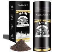 Fibras Capilares,Fibra Capilar Hombre y Mujer,Densificador de Cabello en Polvo,Volumen de Cabello en Polvo,para un Look Completo,Llena y engrosa,Fácil de usar,Marrón Oscuro