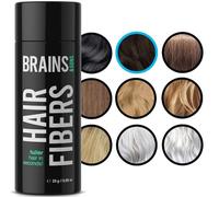 Fibras Capilares - Keratin Fibers 100% Natural para Disimular Calvicie y Aumentar el volumen. Maquillaje Capilar por hombres y mujeres - 25 Gramos Neto (CASTAÑO OSCURO)