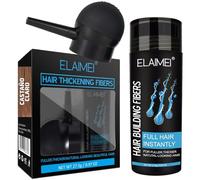 Fibras Capilares Profesionales COLOR CASTAÑO CLARO + Aplicador para Volumen y Espesor. Aplicador + Fibras Capilares Color Castaño Claro, Solución Instantánea para Pérdida de Cabello