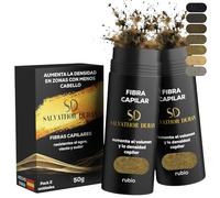 Fibras Capilares Rubio 50g | Pack 2 Unidades | Fibra Capilar Hombre y Mujer para Cubrir Calvas, Disimular Calvicie y Aumentar Volumen Cabello | Resistentes al Agua con Efecto Natural