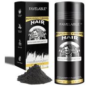 Fibras Capilares,Volumen de Cabello en Polvo,Fibra Capilar Hombre y Mujer,Densificador de Cabello en Polvo para un Look Completo,Llena y engrosa,Fácil de usar,Negro