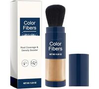 Fibras de color de gran tamaño con juego de recarga, espesante para cabello teñido, para retoque de raíces (Gold)