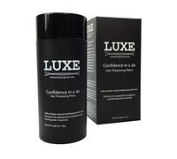 Fibras espesantes para el cabello LUXE con queratina natural - ¡Tratamiento para 2 meses! - Probado por dermatólogos - Hipoalergénico - Multiples colores disponibles. Gris