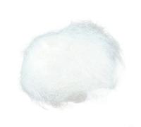 Fibras sintéticas de seda de hielo de 65 mm para atar moscas, material largo y llamativo para moscas de serpentina, patrones de imitación de camarones y alas de hielo, reflectante UV, ligero, 4 g por