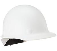 Fibre-Metal by Honeywell P2A Roughneck Injection Molded Fiberglass Hard Hat with SuperEight® Ratchet Suspension, White