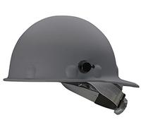 Fibre-Metal by Honeywell P2HNQSW09A000 Super Eight Swing Strap Fiber Glass High Heat Cap Style Hard Hat with Quick-Lok, Grey