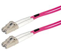 Fibre optic om4 patch cable lc-lc multimode (50/125µ) duplex
