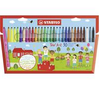 Fibre-Tip Pen with Triangular Grip Zone - STABILO Trio A-Z - P (Importación USA)