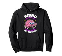 Fibro Porque el Cerebro decidió Que lo Normal era Aburrido Fibromialgia Sudadera con Capucha