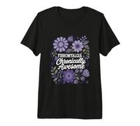 Fibromialgia crónicamente Impresionante diseño Floral de Dolor crónico Camiseta Premium