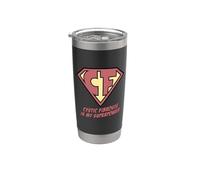 Fibrosis Quística Super Power - Concienciación CF Vaso térmico de acero inoxidable de doble pared