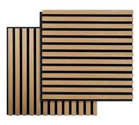 Fibrotech 2344641 Cuadrado-Paneles acústicos-Roble Claro