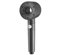 Ficha De Ducha De Filtro - Patrón De Pulverización Más Gotas De Ducha | Tablero De Ducha Filtrada Con Manguera | Ducha De Baño De Alta Presión, 5 Modos Gesta Portamelo Ajustable Spray Para El Uso De