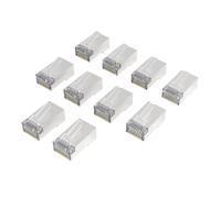 Ficha De Red, CAT-6A, 10 Gbit/s, Blindada, 10 Piezas
