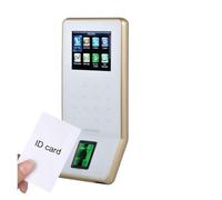 Fichaje en máquina para empleados de pequeñas empresas Máquina de tiempo de asistencia F22 TCP/IP USB Sistema de Control de Acceso de puerta de huellas dactilares pantalla a Color lector de tarjetas R