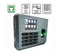 Fichaje en Máquina, TX628 TCP/IP de Asistencia biométrica Reloj de Tiempo de Huellas Dactilares Máquina de Control de empleados Dispositivo electrónico(TX628,Spanish_A)
