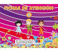Fichas de atención 3 / Editorial GEU / Educación Infantil / Mejora la concentración del niño/a / Recomendado como apoyo y refuerzo / Actividades varias