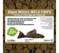 Fichas de cachorro de Teichpoint (alimento principal para todos los peces de suelo y peces ornamentales espantosos en forma de arroz), alimento para cachorros en bolsa de 1 litro